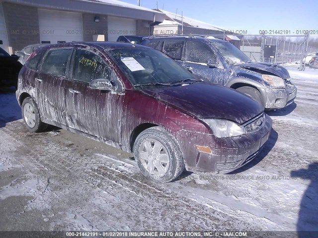 1FAHP37N17W238843 - 2007 FORD FOCUS ZX5/S/SE/SES 勃艮第红 照片 1