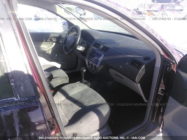1FAHP37N17W238843 - 2007 FORD FOCUS ZX5/S/SE/SES 勃艮第红 照片 5