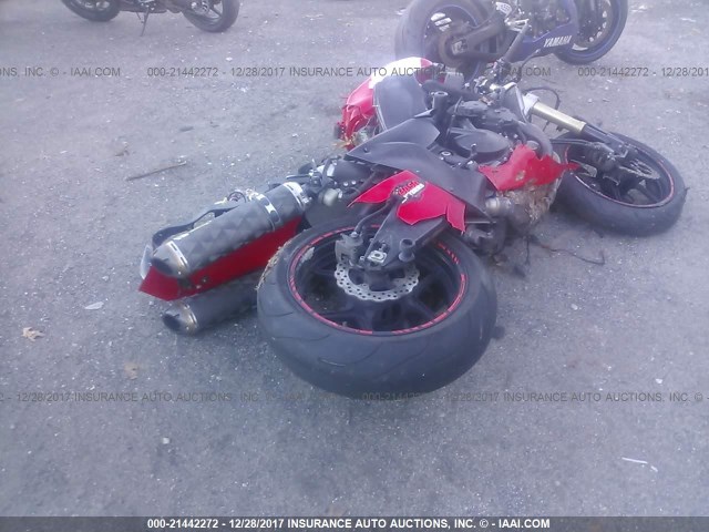 JKAZXCD137A024542 - 2007 KAWASAKI ZX1000 D RED photo 4