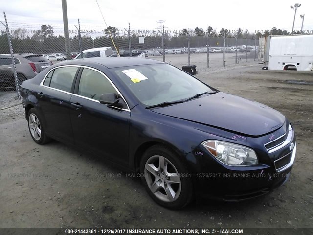 1G1ZB5EBXA4120898 - 2010 CHEVROLET MALIBU LS Tünd mavi foto 1