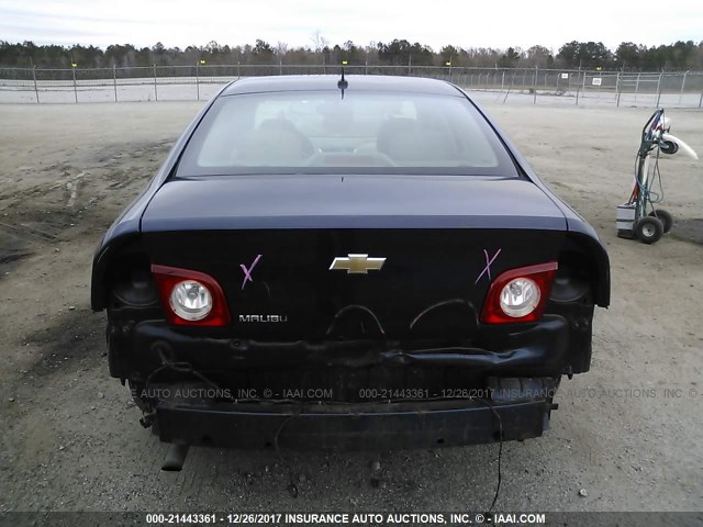 1G1ZB5EBXA4120898 - 2010 CHEVROLET MALIBU LS Tünd mavi foto 6