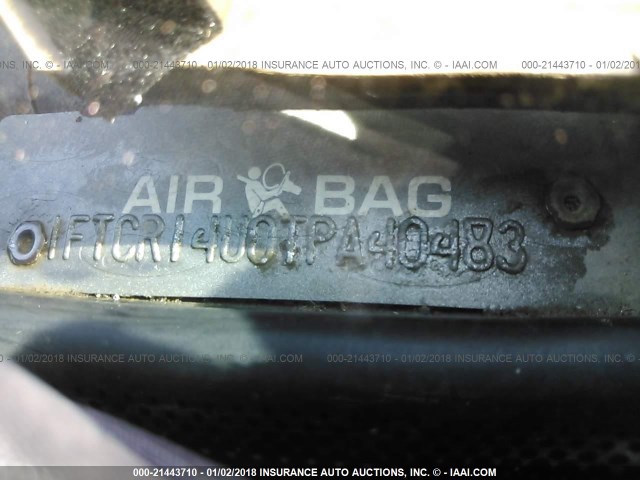1FTCR14U0TPA40483 - 1996 FORD RANGER SUPER CAB RED photo 9