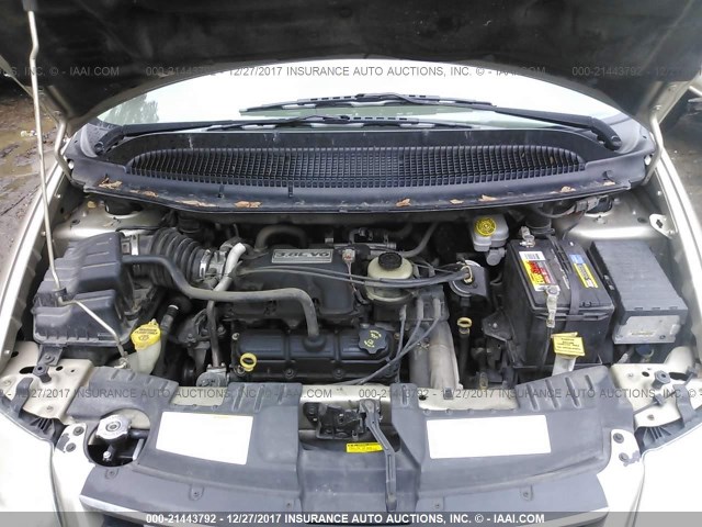 2C4GP54L15R442276 - 2005 CHRYSLER TOWN & COUNTRY TOURING GOLD photo 10