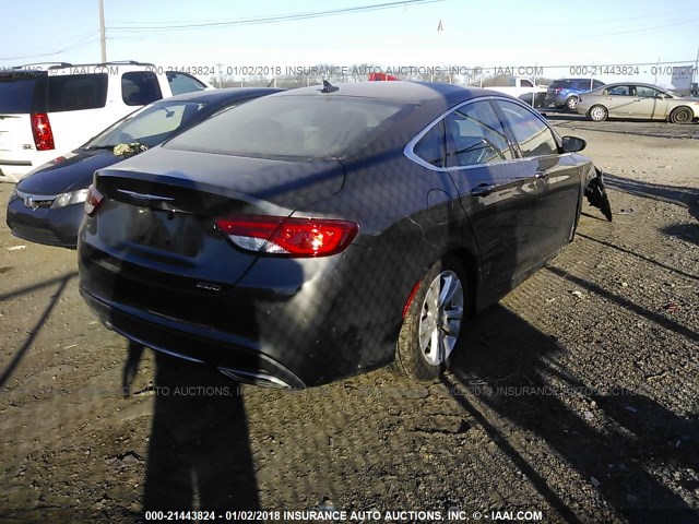 1C3CCCAGXHN506326 - 2017 CHRYSLER 200 LIMITED GRAY photo 4