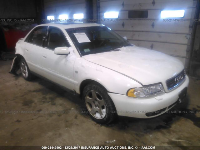 WAUDH68D61A013509 - 2001 AUDI A4 2.8 QUATTRO WHITE photo 1