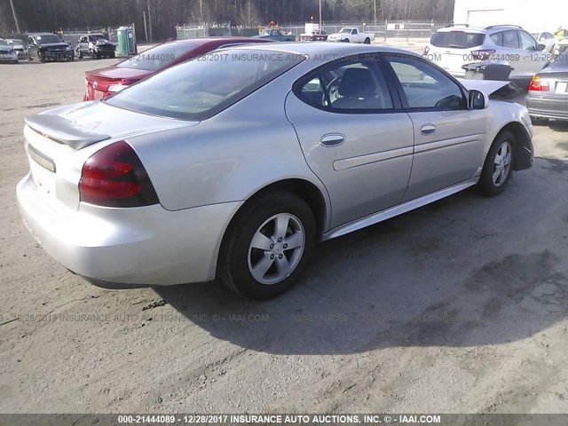 2G2WP552481157855 - 2008 PONTIAC GRAND PRIX SILVER photo 4