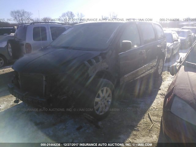 2C4RC1BG7DR669957 - 2013 CHRYSLER TOWN & COUNTRY TOURING BLACK photo 2