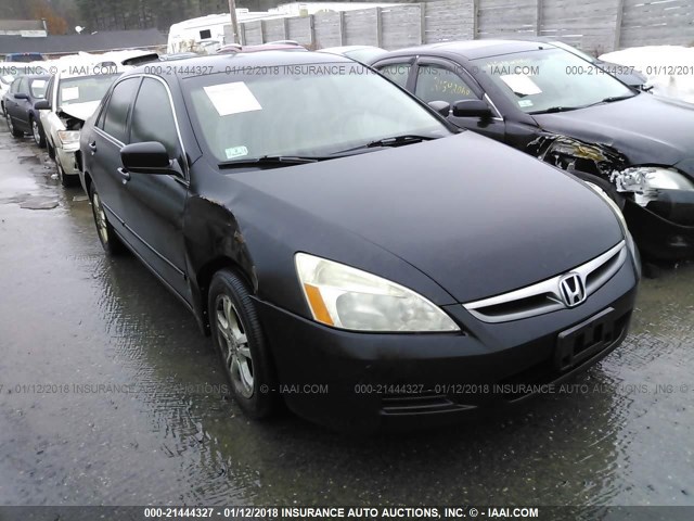 1HGCM56346A061338 - 2006 HONDA ACCORD SE BLACK photo 1