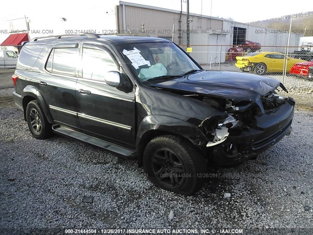 5TDZT38A07S284881 - 2007 TOYOTA SEQUOIA LIMITED BLACK photo 1