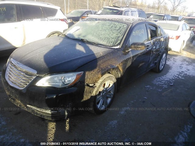 1C3BC1FB8BN613797 - 2011 CHRYSLER 200 TOURING BLACK photo 2