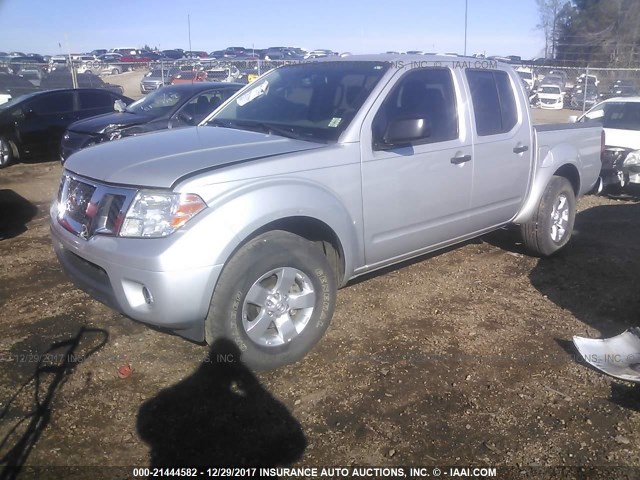 1N6AD0ER7CC477007 - 2012 NISSAN FRONTIER S/SV/SL/PRO-4X SILVER photo 2