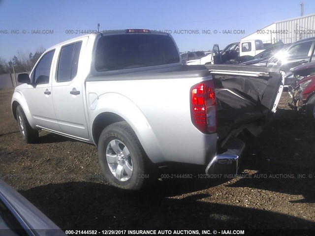 1N6AD0ER7CC477007 - 2012 NISSAN FRONTIER S/SV/SL/PRO-4X SILVER photo 3