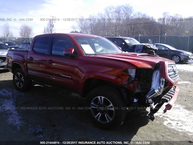3TMCZ5AN6HM083369 - 2017 TOYOTA TACOMA DBL CAB/SR/TRDSPT/OR/PRO Қызғылт сары фото 1