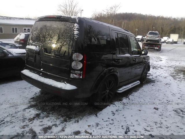SALAB2V68GA825627 - 2016 LAND ROVER LR4 შავი ფოტო 4