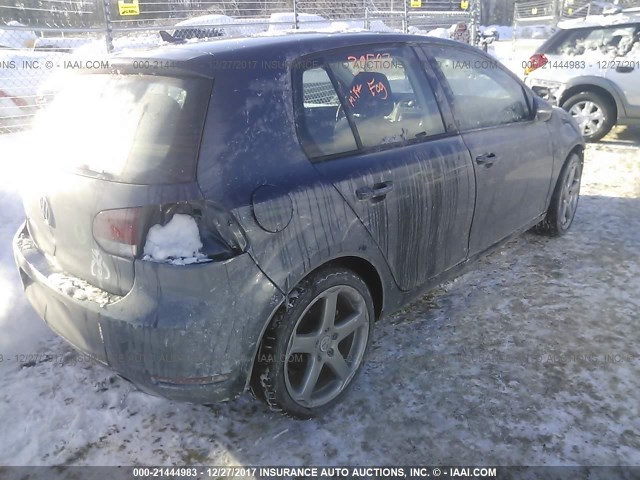 WVWDB7AJ5EW010703 - 2014 VOLKSWAGEN GOLF 蓝色 照片 4