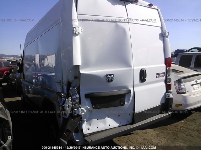 3C6TRVBG9HE509959 - 2017 RAM PROMASTER 1500 1500 HIGH WHITE photo 6