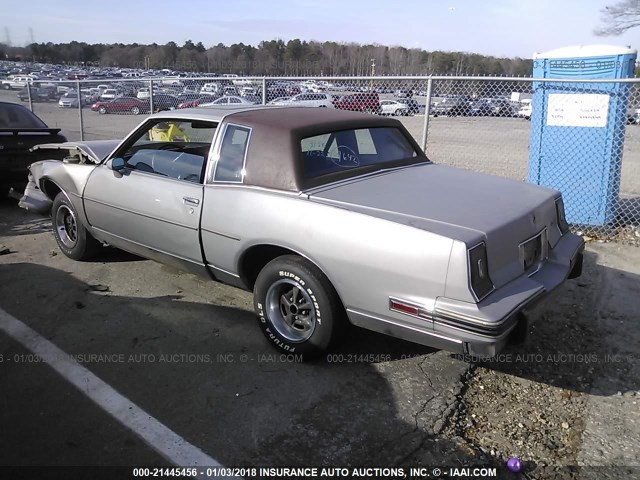 2G2AJ37H6D2253136 - 1983 PONTIAC GRAND PRIX GRAY photo 3
