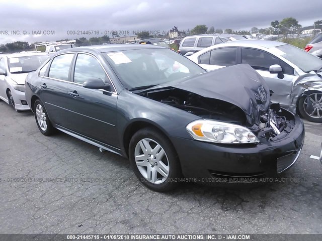 2G1WB5E35G1124583 - 2016 CHEVROLET IMPALA LIMITED LT GRAY photo 1