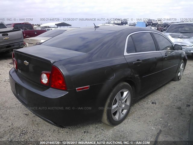 1G1ZB5E1XBF160153 - 2011 CHEVROLET MALIBU LS 灰色 照片 4