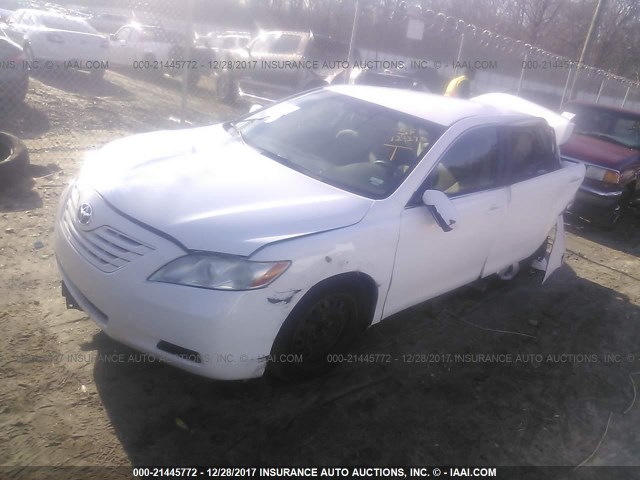 4T1BE46K89U802422 - 2009 TOYOTA CAMRY SE/LE/XLE WHITE photo 2