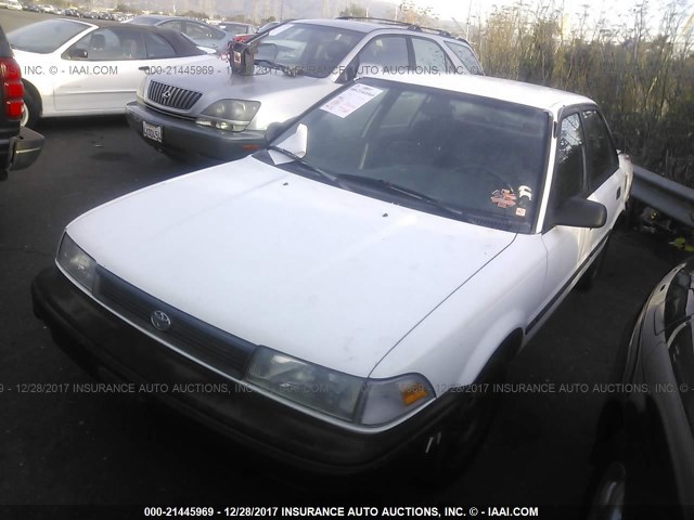 1NXAE94A4MZ215565 - 1991 TOYOTA COROLLA DLX WHITE photo 2