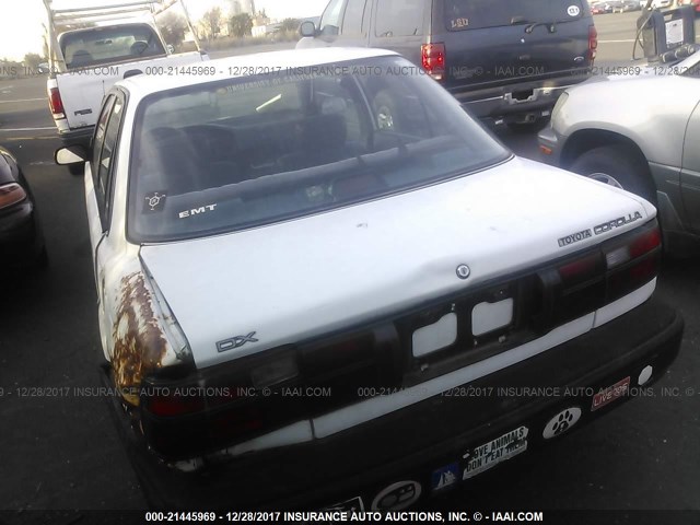 1NXAE94A4MZ215565 - 1991 TOYOTA COROLLA DLX WHITE photo 3