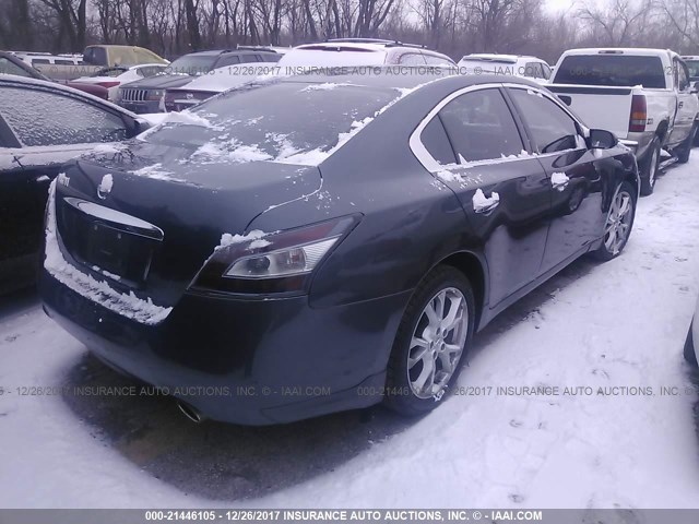 1N4AA5AP7DC841365 - 2013 NISSAN MAXIMA S/SV GRAY photo 4