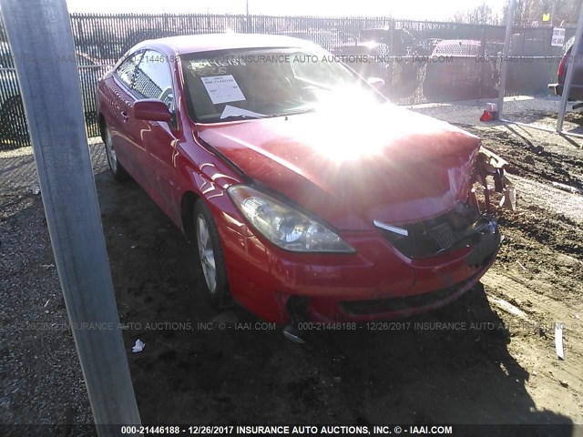 4T1CA38P14U020572 - 2004 TOYOTA CAMRY SOLARA SE/SLE RED photo 1