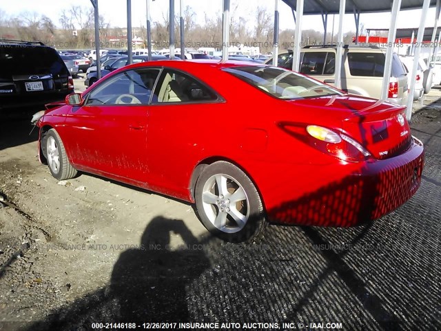 4T1CA38P14U020572 - 2004 TOYOTA CAMRY SOLARA SE/SLE RED photo 3