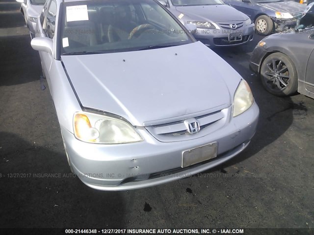 1HGEM22931L088528 - 2001 HONDA CIVIC SI/EX SILVER photo 6