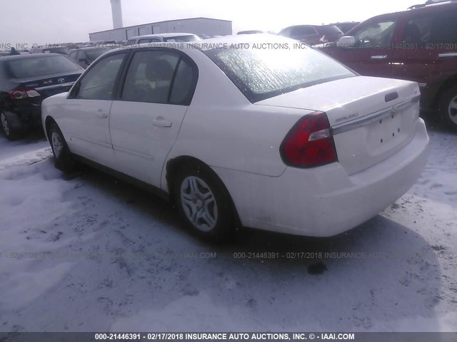 1G1ZS58F77F188362 - 2007 CHEVROLET MALIBU LS WHITE photo 3