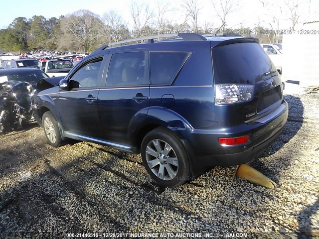 JA4AS3AW2DU001470 - 2013 MITSUBISHI OUTLANDER SE შავი ფოტო 3