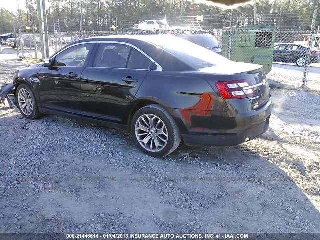 1FAHP2F88DG181276 - 2013 FORD TAURUS LIMITED BLACK photo 3