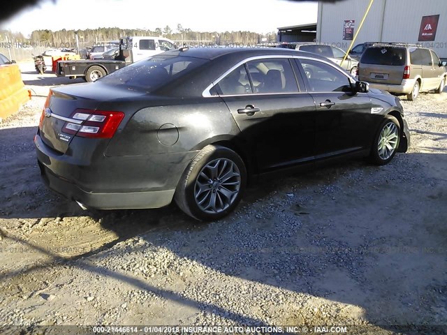 1FAHP2F88DG181276 - 2013 FORD TAURUS LIMITED BLACK photo 4