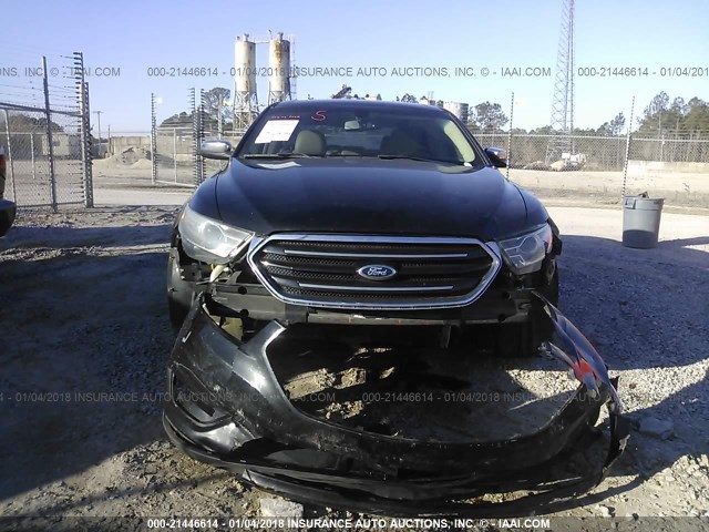 1FAHP2F88DG181276 - 2013 FORD TAURUS LIMITED BLACK photo 6