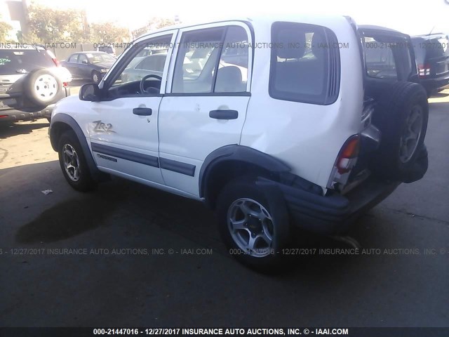 2CNBJ734816949751 - 2001 CHEVROLET TRACKER ZR2 白色 照片 3
