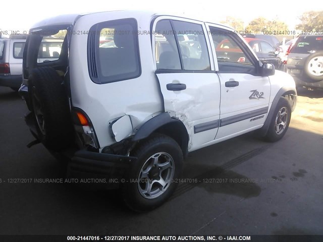 2CNBJ734816949751 - 2001 CHEVROLET TRACKER ZR2 白色 照片 4