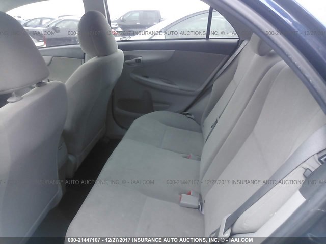 5YFBU4EEXDP177773 - 2013 TOYOTA COROLLA S/LE BLUE photo 8