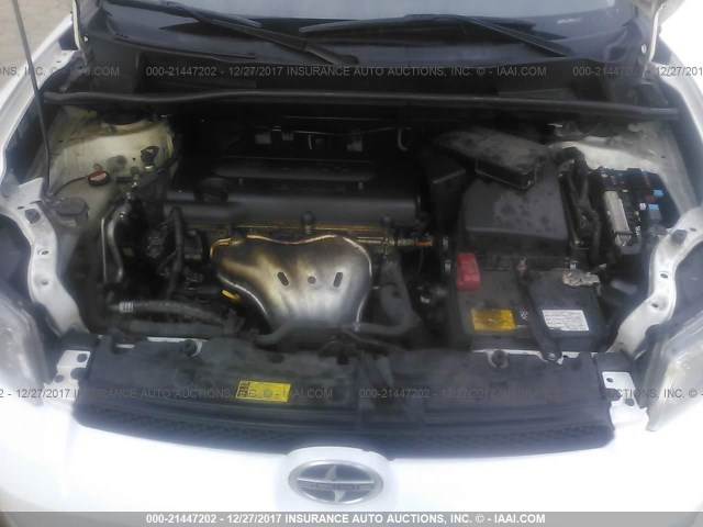 JTLZE4FEXEJ056049 - 2014 TOYOTA SCION XB WHITE photo 10