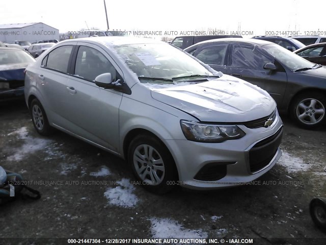 1G1JB5SH8H4141720 - 2017 CHEVROLET SONIC LS 银色 照片 1