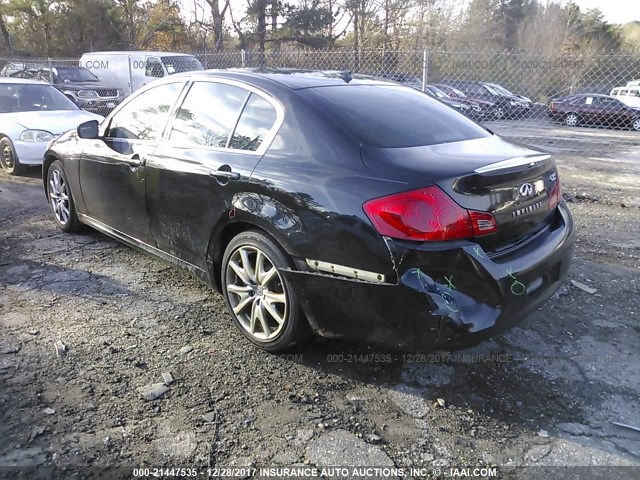 JN1CV6AP1AM400076 - 2010 INFINITI G37 SPORT BLACK photo 3