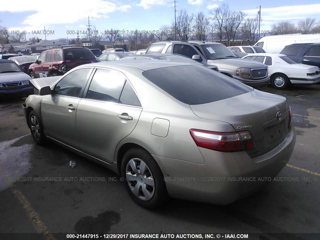 4T1BE46K07U705115 - 2007 TOYOTA CAMRY NEW GENERAT CE/LE/XLE/SE GOLD photo 3