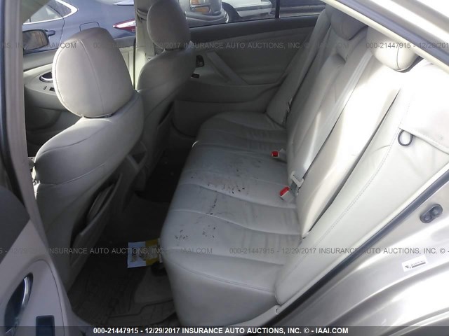 4T1BE46K07U705115 - 2007 TOYOTA CAMRY NEW GENERAT CE/LE/XLE/SE GOLD photo 8