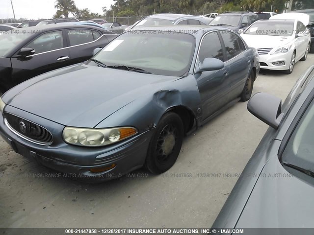 1G4HR54K42U202350 - 2002 BUICK LESABRE LIMITED BLUE photo 6