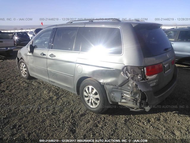 5FNRL38758B109570 - 2008 HONDA ODYSSEY EXL ნაცრისფერი ფოტო 3