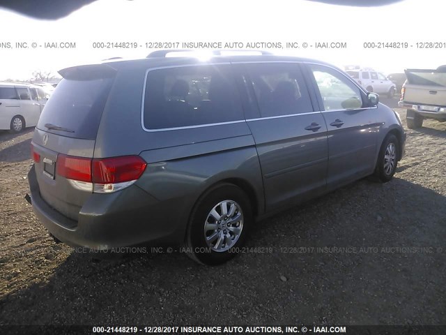 5FNRL38758B109570 - 2008 HONDA ODYSSEY EXL GRAY photo 4