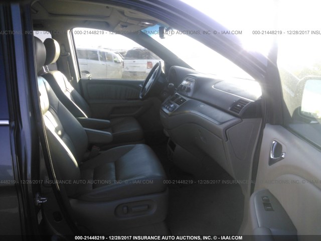 5FNRL38758B109570 - 2008 HONDA ODYSSEY EXL GRAY photo 5