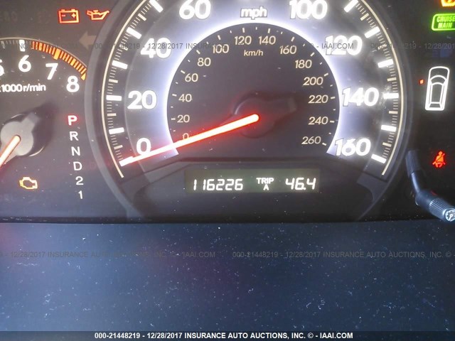 5FNRL38758B109570 - 2008 HONDA ODYSSEY EXL ნაცრისფერი ფოტო 7