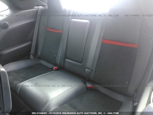 2C3CDYCJ4DH615399 - 2013 DODGE CHALLENGER SRT-8 红色 照片 8