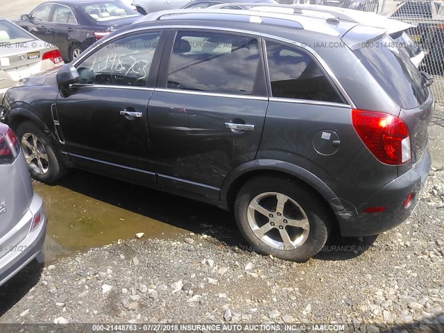 3GNAL3EK5DS614927 - 2013 CHEVROLET CAPTIVA LT GRAY photo 3